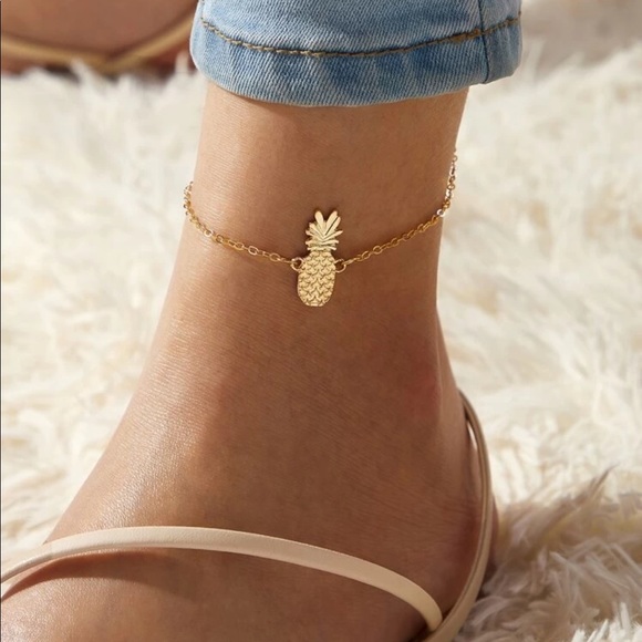 My Added Sparkle Jewelry - 3/$30 Pineapple Charm Anklet
